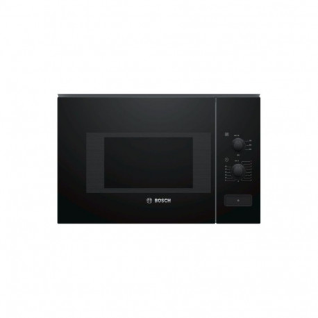 Bosch Microwave Oven BFL520MB0 20 L, Rotary knob, 800 W, Black, Built-in, Defrost function