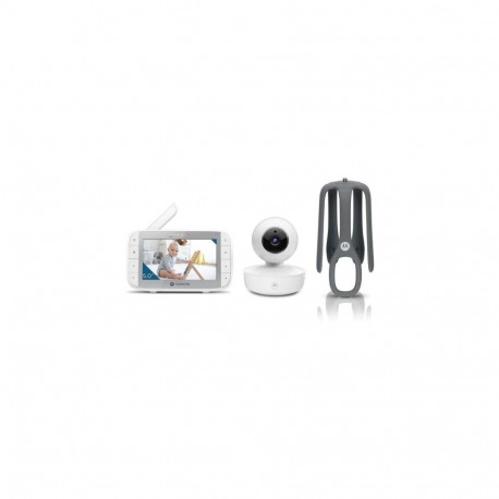 Motorola Portable Video Baby Monitor with Flexible Crib Mount VM55 5.0" White