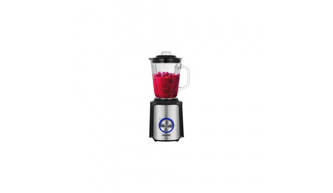 Mesko Blender MS 4080 Tabletop, 600 W, Jar material Glass, Jar capacity 1.5 L, Ice crushing, Black/S