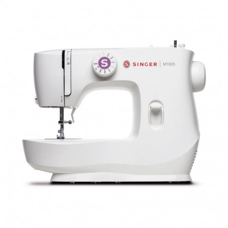 Singer Sewing Machine M1605 Number of stitches 6, Number of buttonholes 1, White