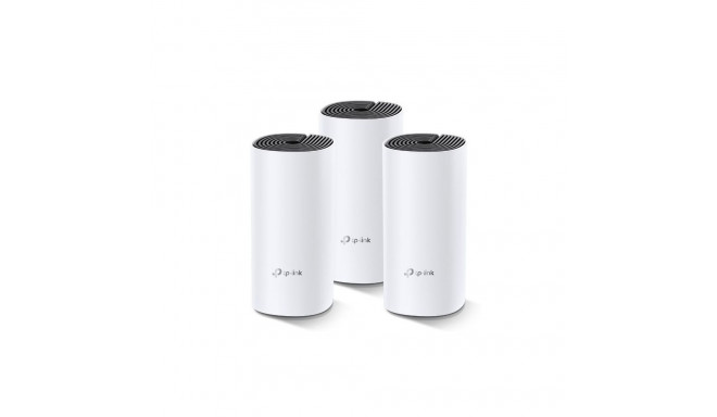 TP-Link Whole Home Mesh WiFi System Deco M4 (3-Pack) 802.11ac, 300+867 Mbit/s, 10/100/1000 Mbit/s, E