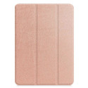 iLike Galaxy Tab S9 FE Plus Tri-Fold Eco-Leather Stand Case Rose Gold