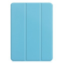 iLike Galaxy Tab S9 11 Tri-Fold Eco-Leather Stand Case Sky Blue