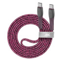 RIVACASE CABLE USB-C TO USB-C 1.2M/RED PS6105 RD12