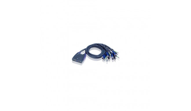 Aten 4-Port USB VGA/Audio Cable KVM Switch