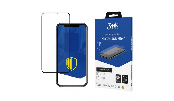 3MK Apple iPhone Xr/11 Black - HardGlass Max