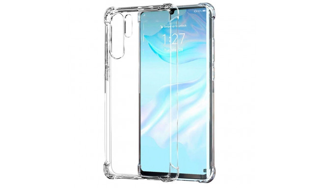 Evelatus Huawei P30 Lite Military Shockproof Silicone Case TPU Transparent