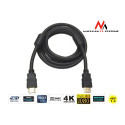 Przewód kabel HDMI-HDMI v1.4 Maclean, kuldne ethernet, 30AWG, 1.8m, MCTV-524