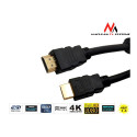 Przewód kabel HDMI-HDMI v1.4 Maclean, kuldne ethernet, 30AWG, 1.8m, MCTV-524