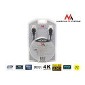 Przewód kabel HDMI-HDMI v1.4 Maclean, kuldne ethernet, 30AWG, 1.8m, MCTV-524
