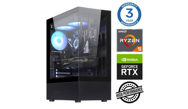 INTOP Ryzen 5 9600X 32GB DDR5 250SSD M.2 NVME RTX5060Ti 16GB no-OS