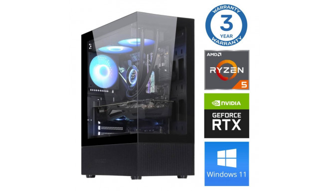 INTOP Ryzen 5 7600X 16GB DDR5 500SSD M.2 NVME+2TB RTX4060Ti 8GB WIN11Pro