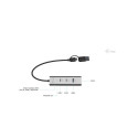 Universal Charging Metal HUB 2xUSB-C/2xUSB-A PD 85W