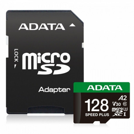 microSD Speed Plus card 128GB UHS1 U3 V30 A2 180/160 MB/s