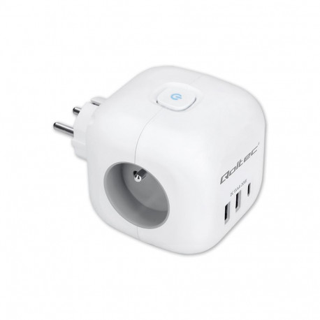 Power cube 6in1 pikendusjuhe 3xAC USB