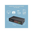 Ethernet PoE SWITCH 4x RJ45 PoE 1x RJ45Upli