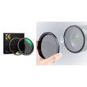 K&F Concept Nano-X MRC Fader Adjustable Magnetic Gray Filter ND2-32 - 77 mm