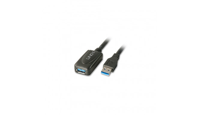 USB pikenduskaabel 5m võimendiga A-A M/F Lindy USB3.0 Active Extension