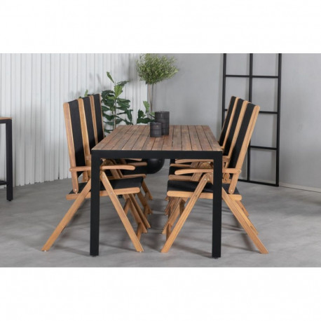 Aiamööbli komplekt Bois laud ja 6 tooli
