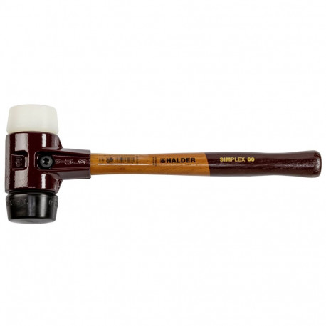 Halder SIMPLEX soft-face mallet 60 comp. rubber/nylon TE SIMPLEX