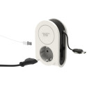 REV USB laadija Flex 3in1 0,8 m + 1x pistikupesa