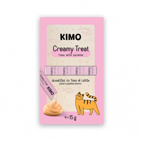 Kimo Tuna with Salmon cat treat 4x15g