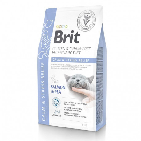 Brit Veterinary Diet Calm & Stress Relief erisööt kassidele 5kg