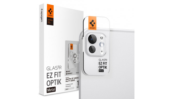 Tagakaamerate kaitseklaas EZ Fit Optik Metal, Apple iPad Pro 11" (2024) / iPad Pro 13" (2024), hõbed