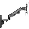 "Monitor Wandhalterung für 1 Monitor 43"" 23KG DIGITUS schwarz Gasdruckfeder DA-90428"