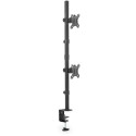 "DIGITUS Monitor Vertical Mount 43.18-81.28cm 17-32Zoll 8kg max each clamp or grommet mount"