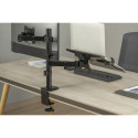 "Monitorhalter mit Notebookhalterung (17-32"") / Notebook-Halter 9KG schwarz DA-90436"