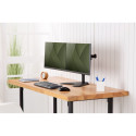 "Monitorhalterung für 2 Monitore 2x 15-32"" 2x 8KG DIGITUS schwarz Standfuß DA-90401"