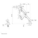 "Full-Motion-Tischhalterung für 17-42' Bildschirme 15KG DS70-450WH1 Neomounts White"