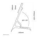 "Tischhalterung für Flachbildschirme bis 27"" (69 cm) 10KG FPMA-D825BLACK Neomounts"
