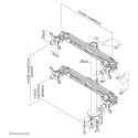 "Tischhalterung für vier Flachbildschirme bis 30"" (76 cm) 8KG FPMA-D700D4 Neomounts"