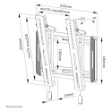 "Wandhalterung. neigbar. für 24-55"" Bildschirme 45KG WL35-550BL12 Neomounts"