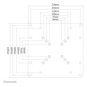 "Vesa-Adapterplatte Sie vergrößert VESA 75/100 zu VESA 200x100 & 200x200 35KG FPMA-VESA200 Neomounts