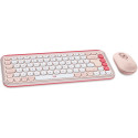 "Logitech POP ICON COMBO - ROSE (US)"