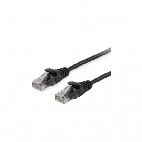 "Equip Patchkabel Cat6 U/UTP 2xRJ45 0.15m schwarz Polybeutel"