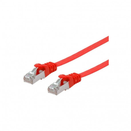 "Equip Patchkabel Cat6A U/FTP 2xRJ45 1.00m rot Flach LSZH Polybeutel"