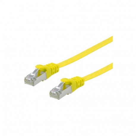 "Equip Patchkabel Cat6A U/FTP 2xRJ45 0.50m gelb Flach LSZH Polybeutel"