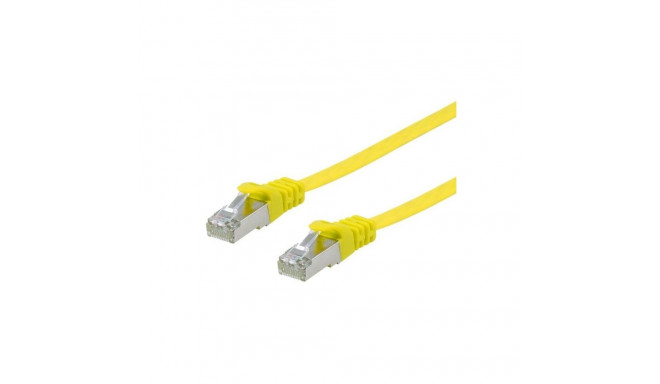 "Equip Patchkabel Cat6A U/FTP 2xRJ45 0.50m gelb Flach LSZH Polybeutel"