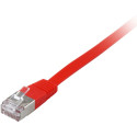 "Equip Patchkabel Cat6A U/FTP 2xRJ45 0.50m rot Flach LSZH Polybeutel"