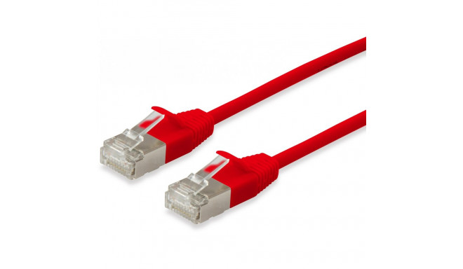 "Equip Patchkabel Cat6A F/FTP 2xRJ45 3.00m rot Slim LSZH Polybeutel"