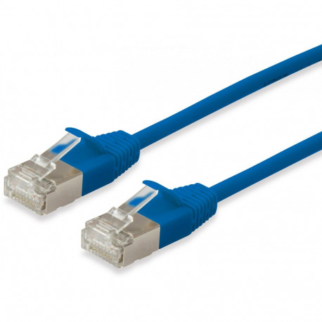 "Equip Patchkabel Cat6A F/FTP 2xRJ45 10.00m blau Slim LSZH Polybeutel"