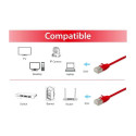 "Equip Patchkabel Cat6A F/FTP 2xRJ45 2.00m rot Slim LSZH Polybeutel"