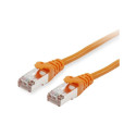 "Equip Patchkabel Cat6A S/FTP 2xRJ45 7.50m orange LSZH Polybeutel"
