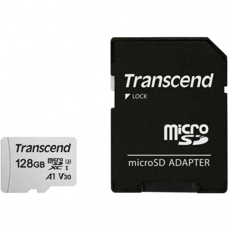 "CARD 128GB Transcend 300S MicroSDXC 95MB/s +Adapter"