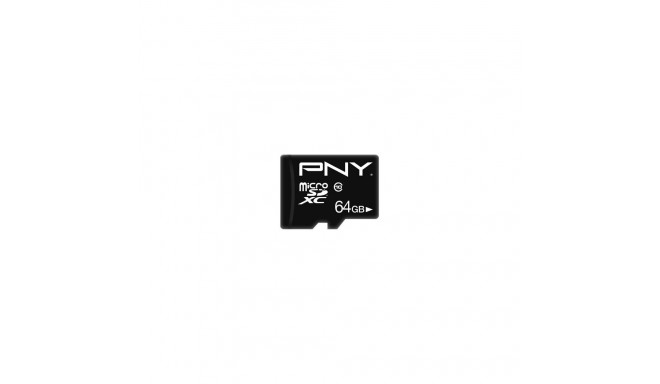 "CARD 64GB PNY Performance Plus MicroXC Klasse 10 Schwarz"
