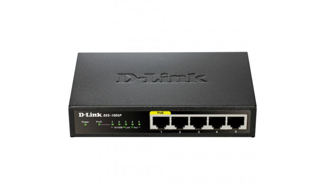 "5P D-Link DES-1005P/E Metall PoE"